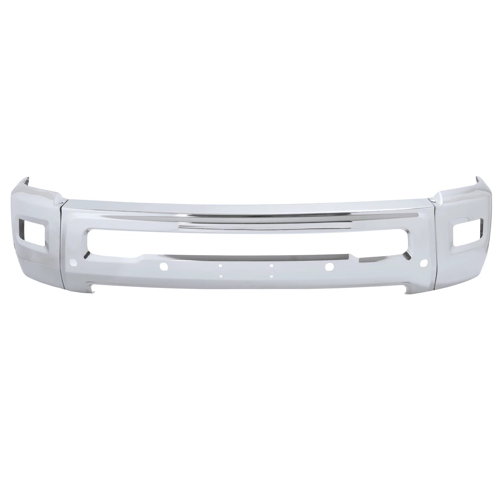 Chrome Front Bumper for RAM 2500 3500 (2010-2018) with Fog Lamps & Sensors