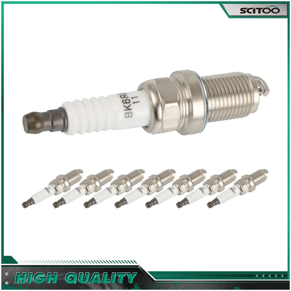 Set of 8 Nickel Spark Plugs for Mercedes-Benz 400E 500SEL S420 S430 SL500 S500 500SL