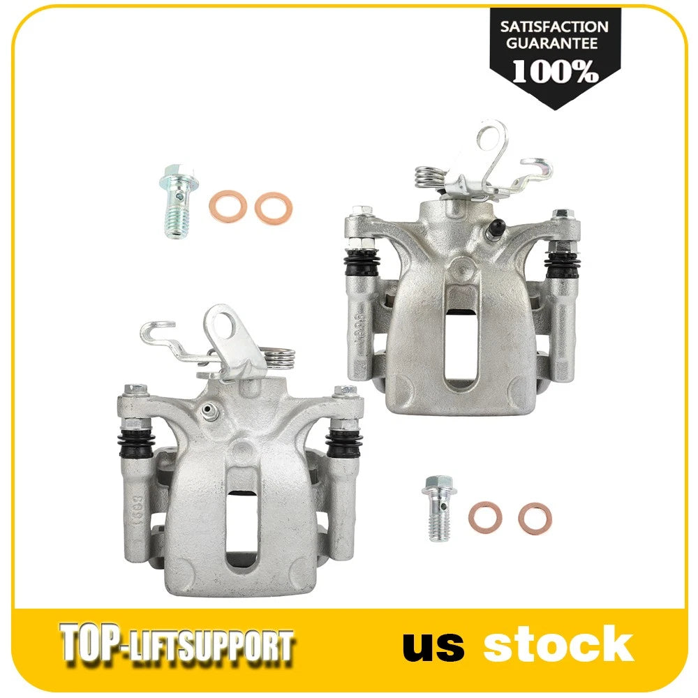 Set of 2 Rear Brake Calipers for Volkswagen GTI (2017–2018)