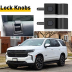 Set of 4 Door Lock Knobs for Chevy Sierra 1500 Silverado/GMC 2500 3500 (2007–2013)