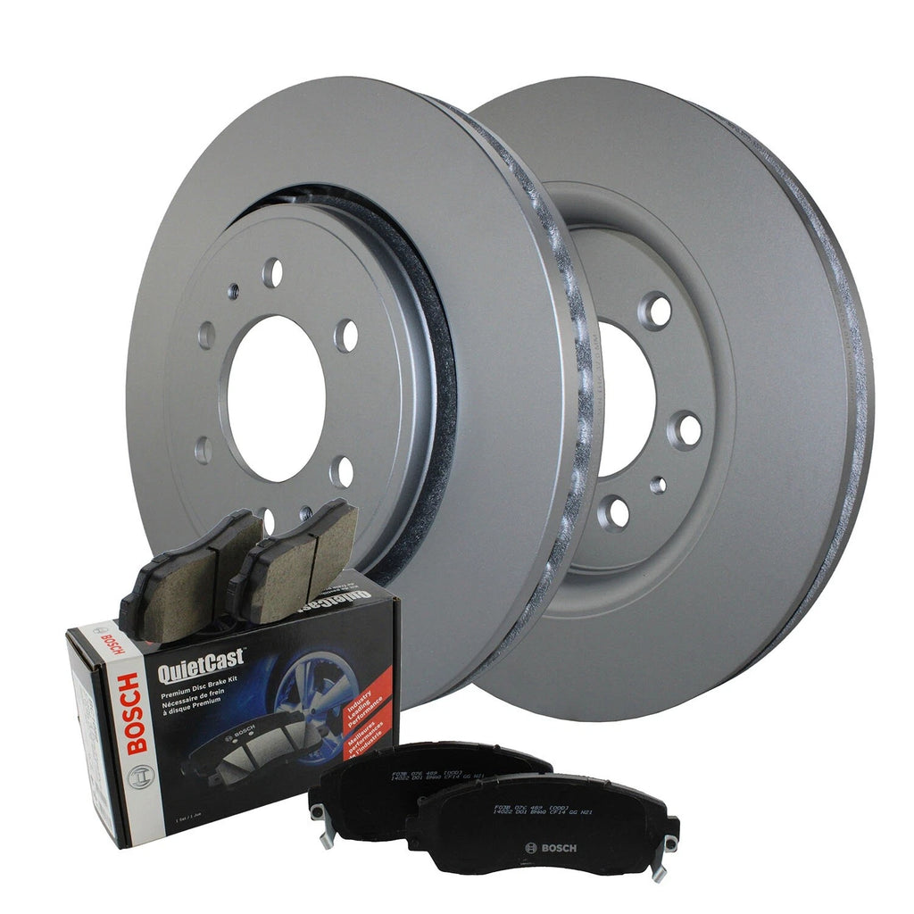 Front Brake Kit 350mm Rotors & Bosch Ceramic Pads for Expedition F-150 (1997–2023)