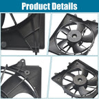 Driver Side Radiator Cooling Fan Assembly for Honda Odyssey (2011–2017)