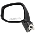 Driver Side Power Mirror 3Pin for Honda Civic (2012–2014) Textured Black