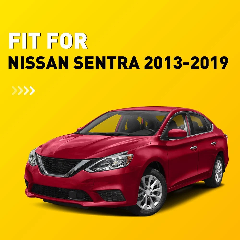 Synthetic Leather Armrest Door Panel Cover for Nissan Sentra (2013–2019)
