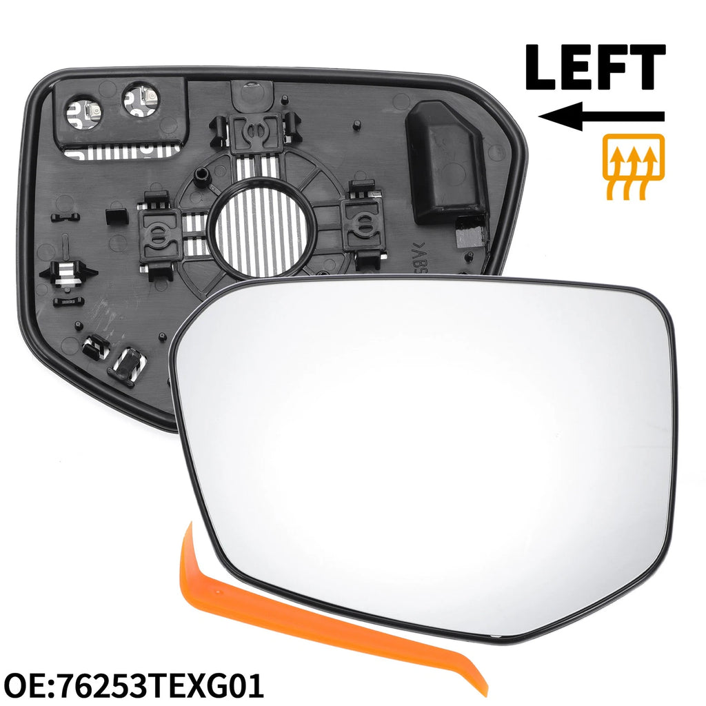 Heated Mirror Glass for Honda Civic (2016–2021) - Left Side Replacement