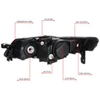Right Side Projector HID Headlight Assembly for Acura TL Type S (2007–2008)