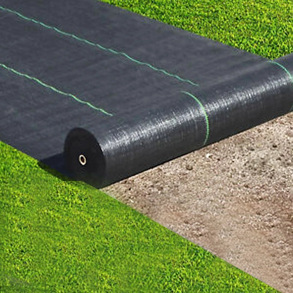 Set of 4 Landscape Weed Control Fabric Ground Cover Barrier Mat