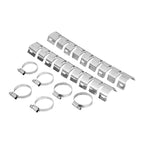 Exhaust Muffler Pipe Heat Shield Cover Guard Clamps for BMW R1200GS (2013–2018)