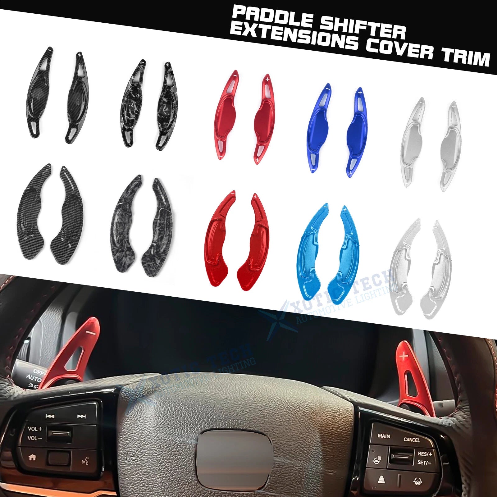 Extended Shift Paddle Decor Trim for Honda Pilot 2016–2025