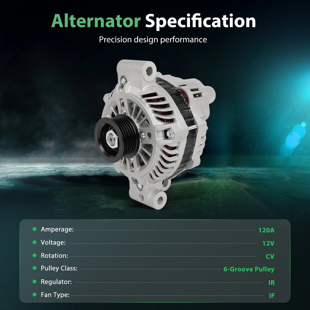 12V 120A Alternator for Pontiac G8 (2008–2009)