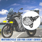 Pair LED Fog Light Protector for BMW R1200 F800R F850 F1250 Black