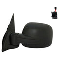 Replacement Textured Driver Side Power Door Mirror w/o Heated Glass