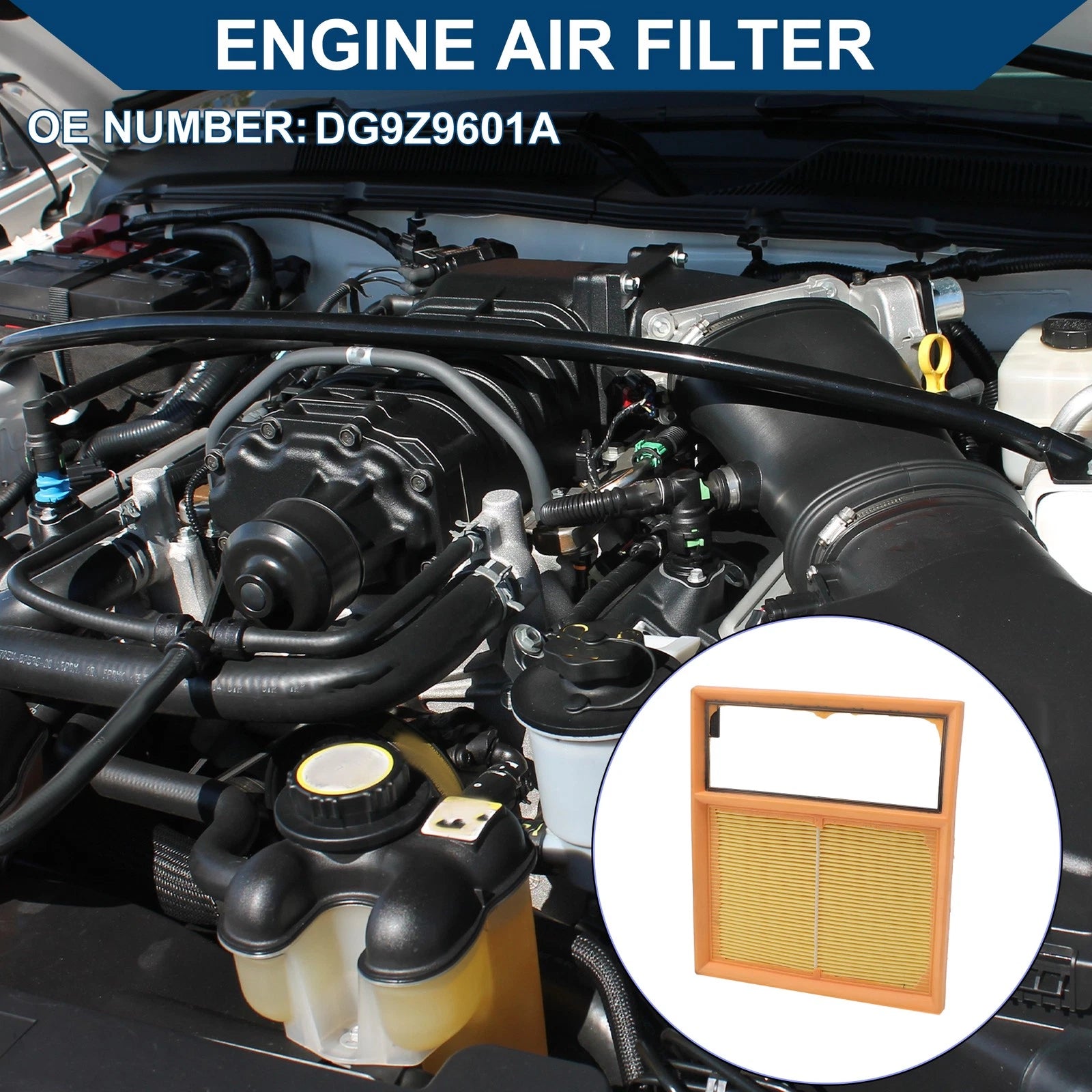 Car Engine Air Filter No.DG9Z9601A for Ford C-Max 2.0L (2013–2018)