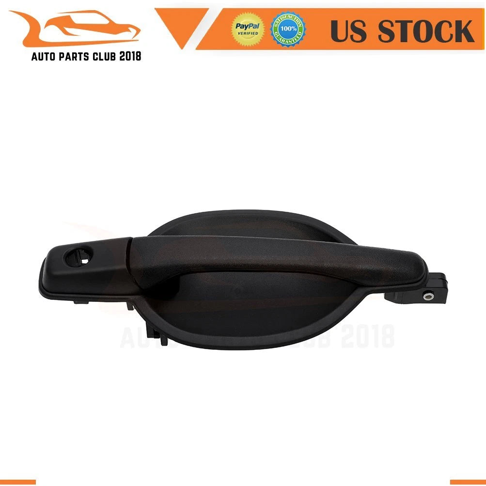 Exterior Door Handle for Mitsubishi (Textured Black, Front Driver Left)