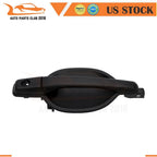 Exterior Door Handle for Mitsubishi (Textured Black, Front Driver Left)