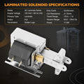 2X Laminated Pull Solenoid Continuous Duty for WoodMaster Wood Boilers (2005)
