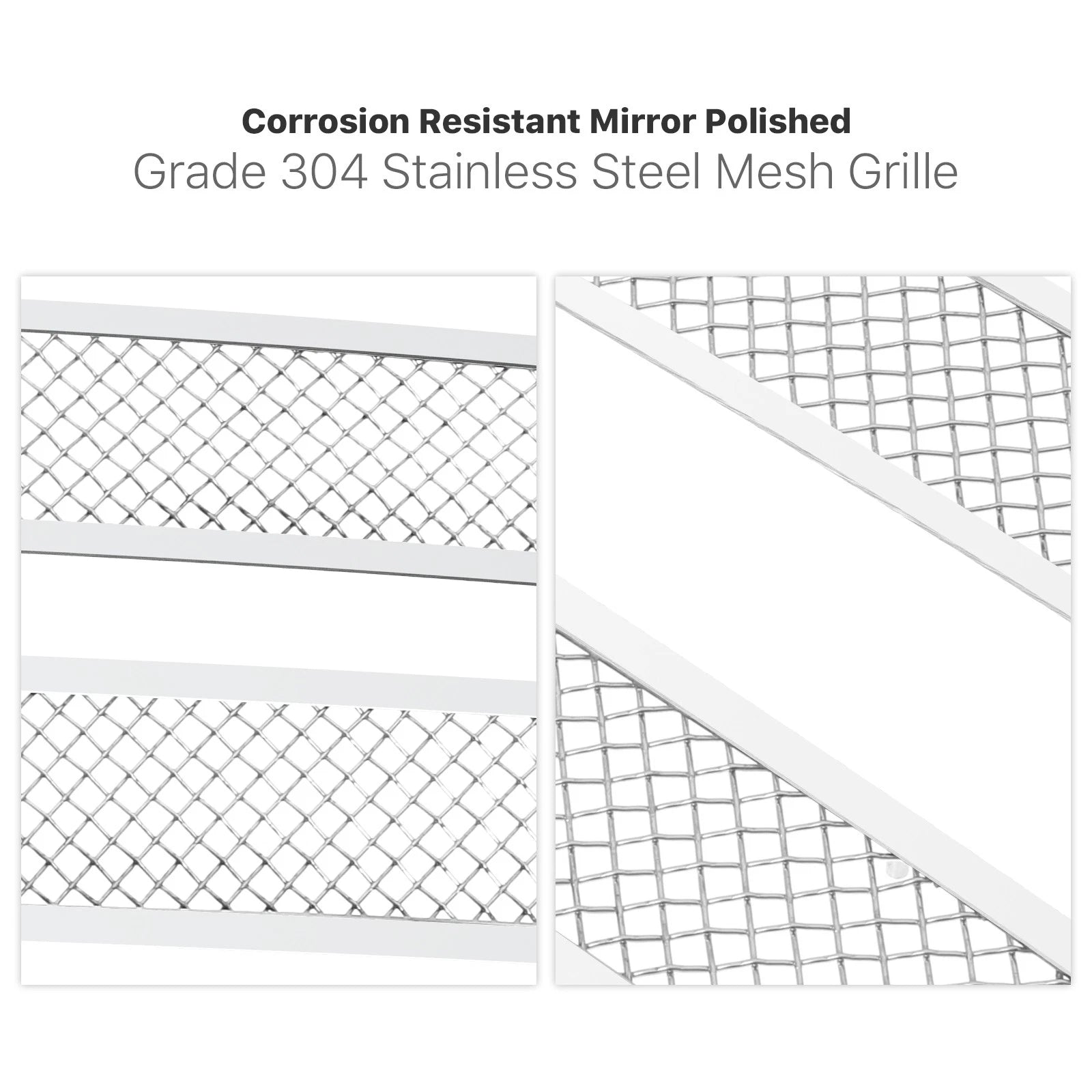 Stainless Chrome Mesh Grille Insert for Chevy Suburban/Tahoe (2000-2006)