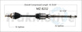SurTrack MZ-8232 CV Axle Shaft for