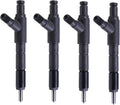 Set of 4 Fuel Injectors 8971489601 for Isuzu NPR NPR-HD (4HE1 4HG1T)