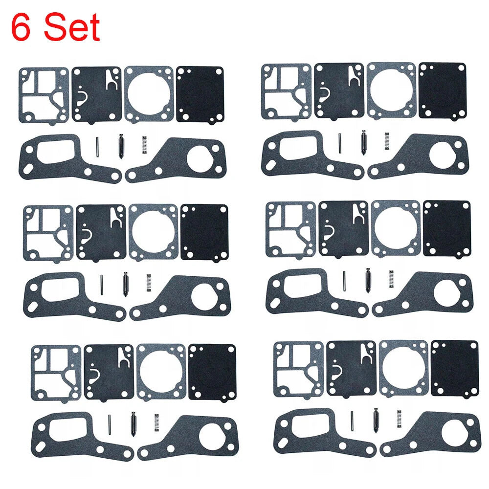 Set of 6 Carburetor Kits for Zama RB19 M1M7 Chainsaw McCulloch Mini Mac 110-130
