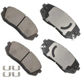 Set of 4 Front Ceramic Brake Pads for Hyundai Elantra, Sonata, Veloster, Kia Soul