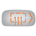 Heated Mirror Glass for Cadillac DTS (Passenger Right Side)