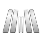 6Pc Chrome Pillar Post Covers for 97-02 Ford Escort - Upgrade Your Auto P3006