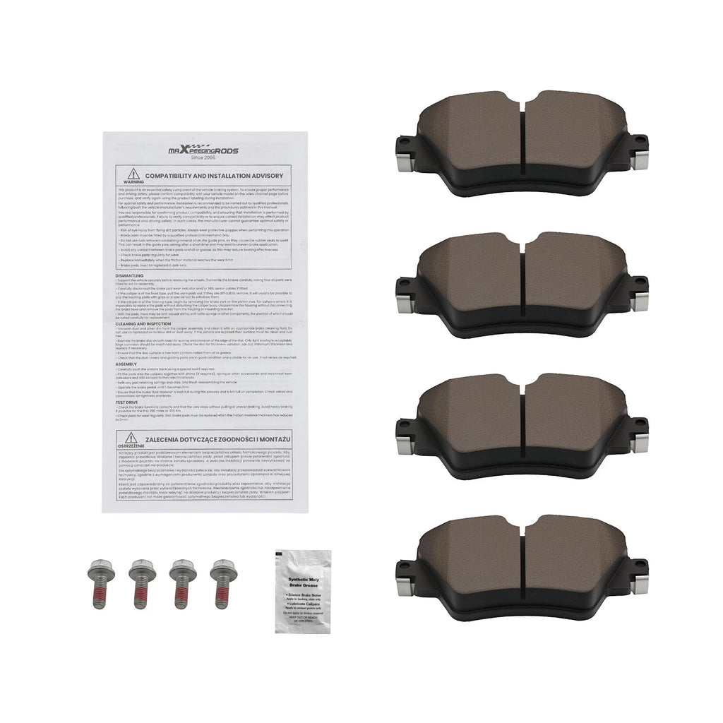 Front Ceramic Brake Pads Set of 4 for Mini Cooper Clubman (2016–2022)