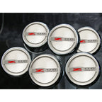Chrome Cap Covers w/'Z06 405HP' Logo&Brushed Accent for 2002-2004 Chevy Corvette