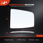 Heated Power Mirror Glass Pair for Ford Transit-150 250 350 (2015–2019)