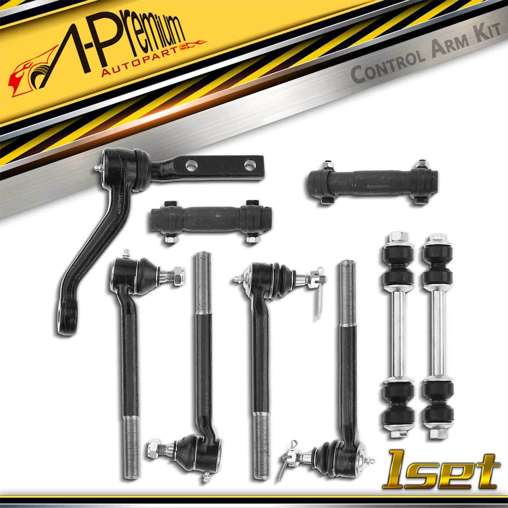 9x Sway Bar Link & Tie Rod End for Chevy S10 Blazer (1991–2005)