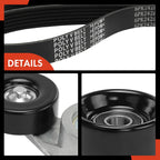3X Serpentine Belt Drive Component Kit for Chevy Blazer C1500 (1992-1994)