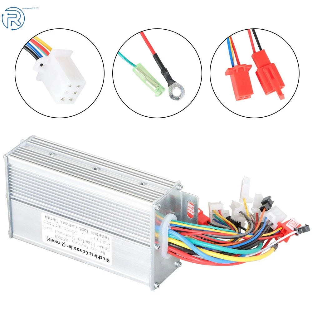 Brushless Motor Controller for Electric Scooter E-Bike (36V 500W)