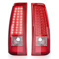 Red LED Rear Tail Lights Brake Lamps for 2003–2006 Chevy Silverado 1500 2500