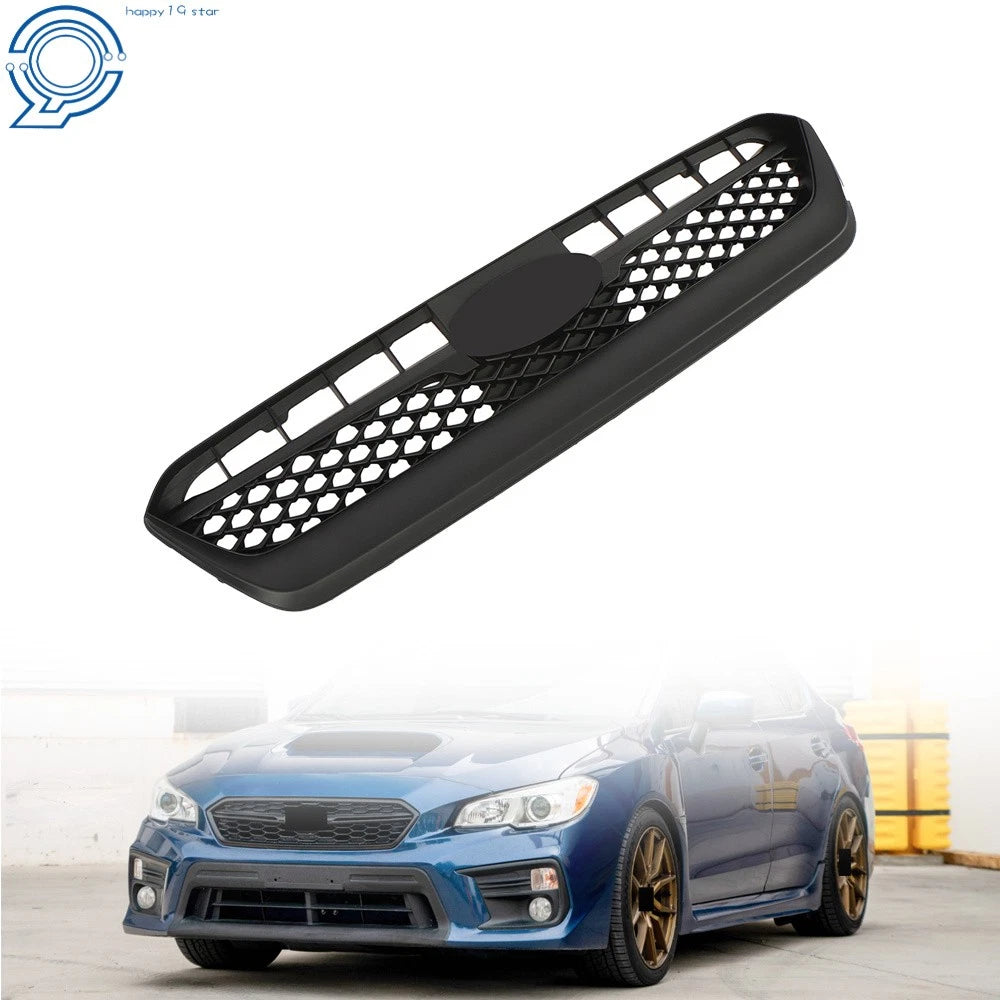 Matte Black Front Grille Assembly for Subaru WRX (2015–2017)