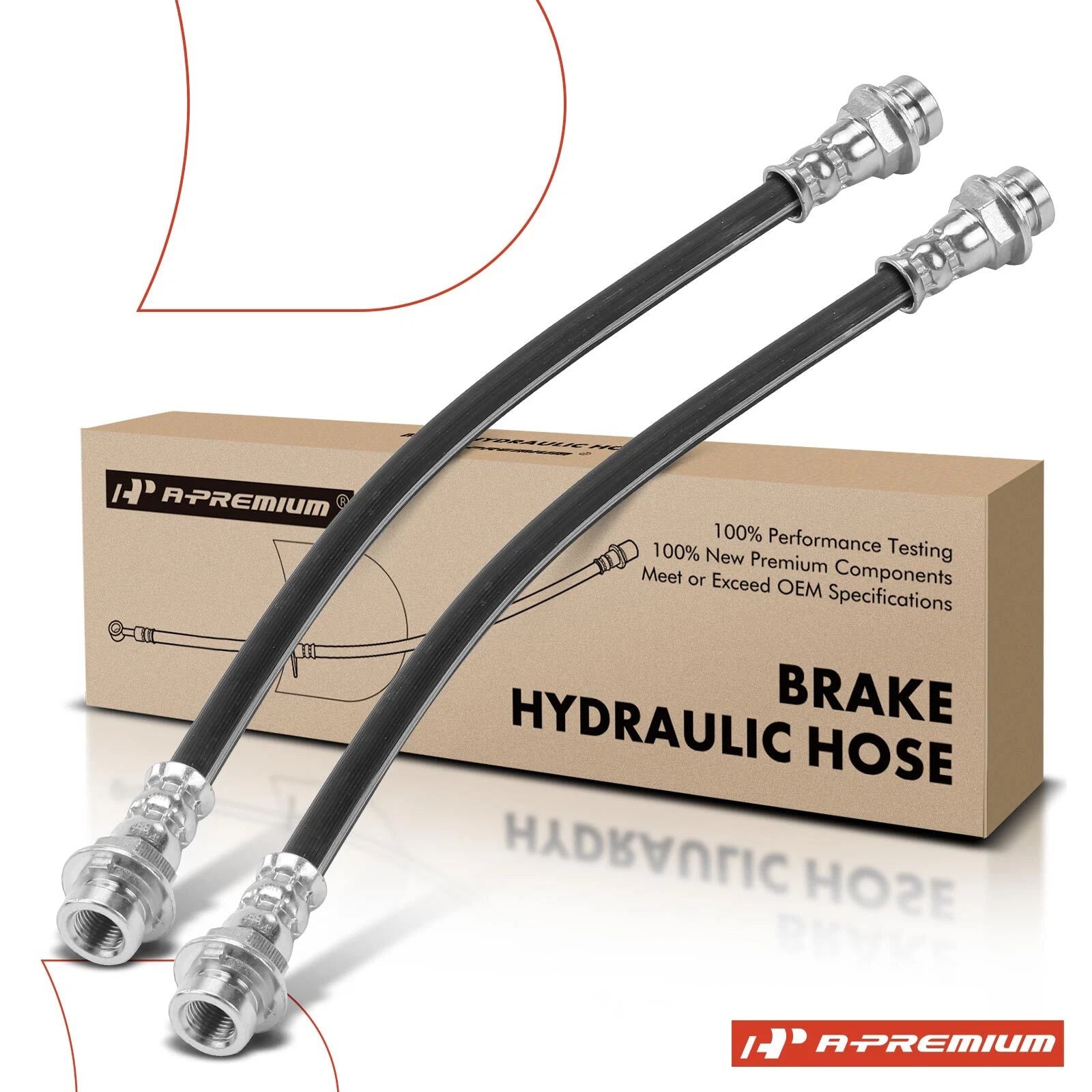 2X Rear Brake Hydraulic Hose for Buick Century (1997–2003) Chevy Lumina