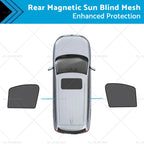 Rear Magnetic Sun Blind Mesh for LDV T60 Ute (2017–2024) UVA & UVB Protection