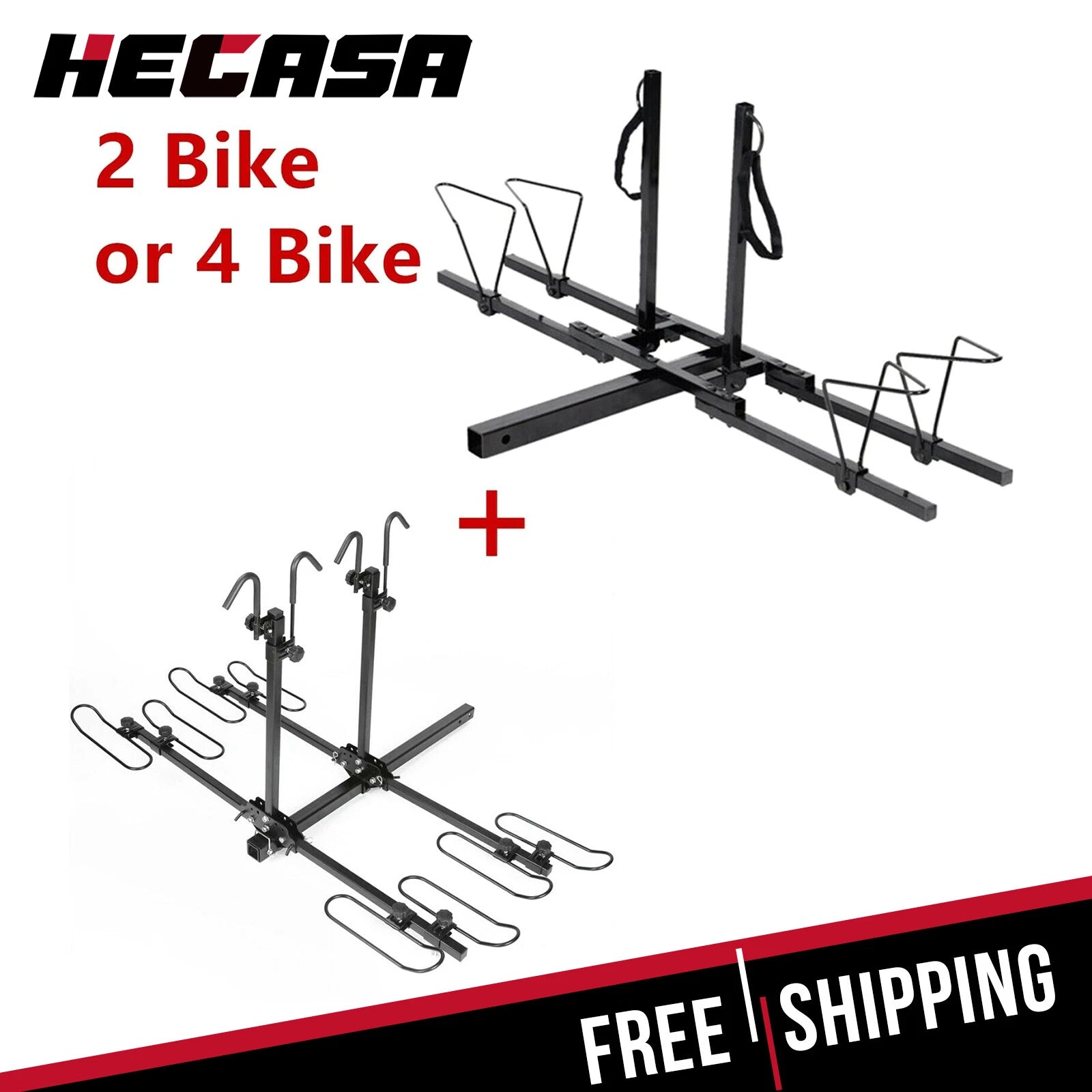 2X Hitch Mount Bike Racks for SUV (Fits Most Models)