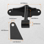 Pair Front Engine Swap Motor Mounts for Ford SBF Small Block V8 (1962–1996)