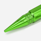 Set of 4 60mm Green Tire Rim Air Port Dust Cover Valve Caps Spike