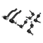 Set of 6 Sway Bar & Tie Rod Ends for Nissan Pathfinder (2005–2012)