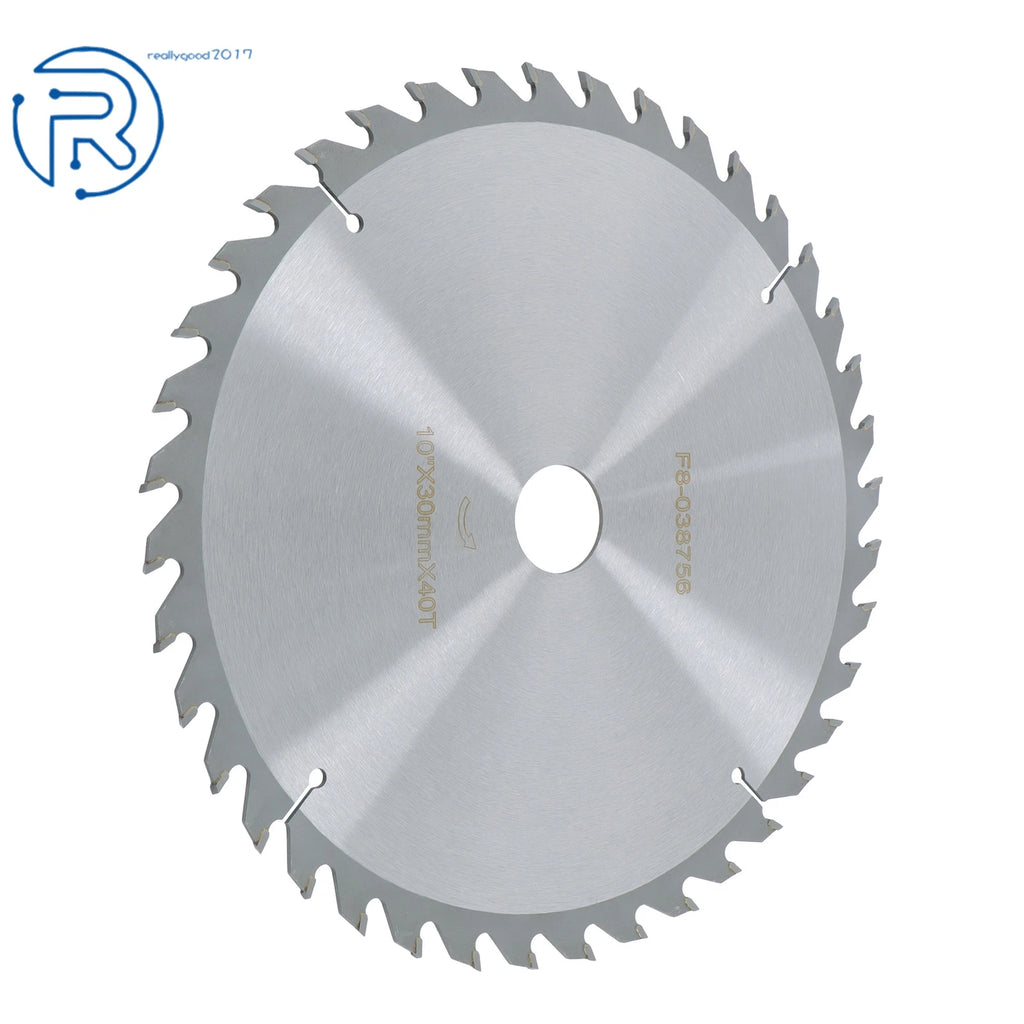 40-Tooth Carbide Saw Blade for Wood with Nails (10-Inch, 30mm Arbor)