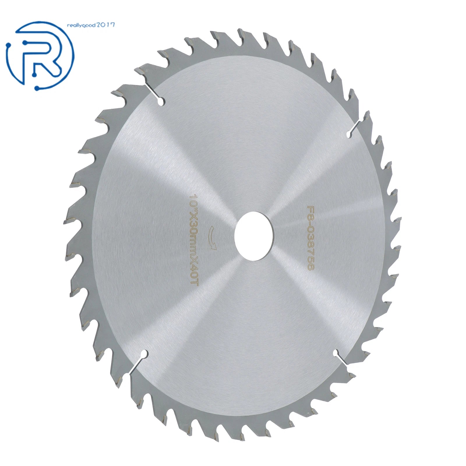 40-Tooth Carbide Saw Blade for Wood with Nails (10-Inch, 30mm Arbor)