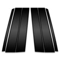6pc Carbon Fiber Pillar Post Covers for 1998-2004 Cadillac Seville