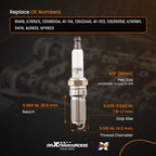 Iridium Spark Plug Set for Chevrolet Cobalt 2.2L 2.4L (2006–2010) ILTR5E11