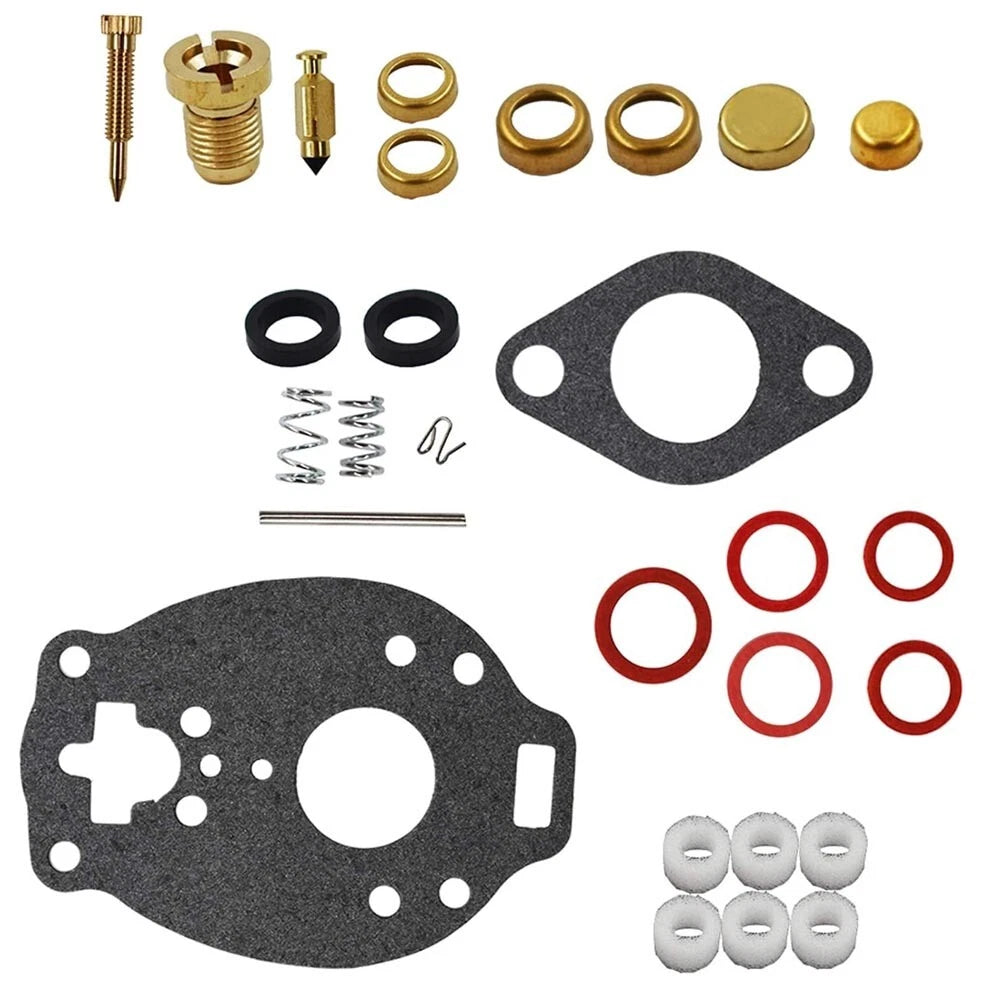 Set of 2 Carburetor Gasket Kit for Marvel Schebler TSX (Allis Farmall, Ford)