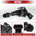Set of 4 Ignition Coils for Buick LaCrosse 