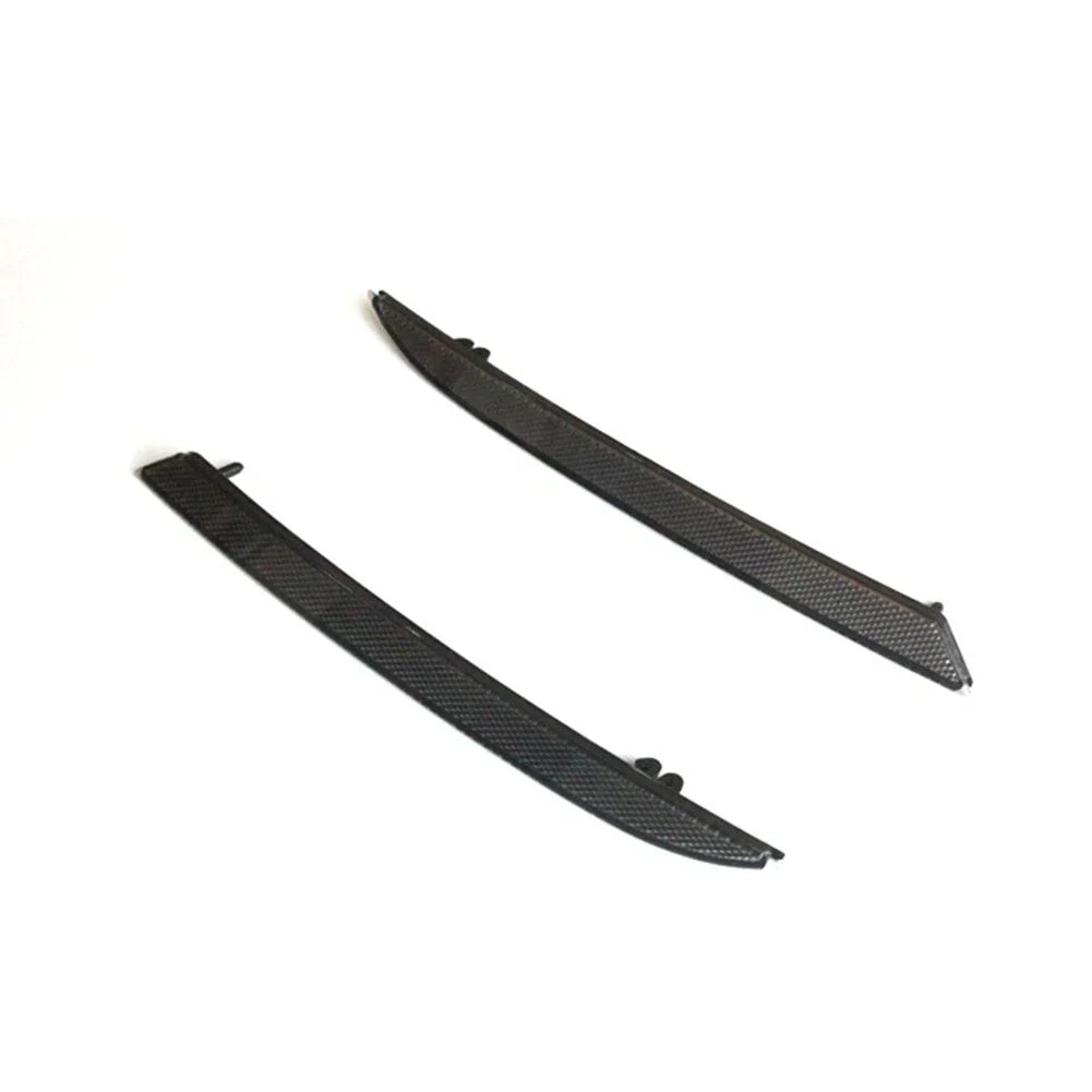 Black Smoked Rear Bumper Reflectors for Ford Mustang
