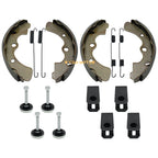 Front Brake Shoes with Springs & Pins Kit for Kawasaki Mule 3000-4010