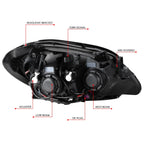 Left Driver Projector Headlight Lamp Assembly for Buick Encore (2013–2016)